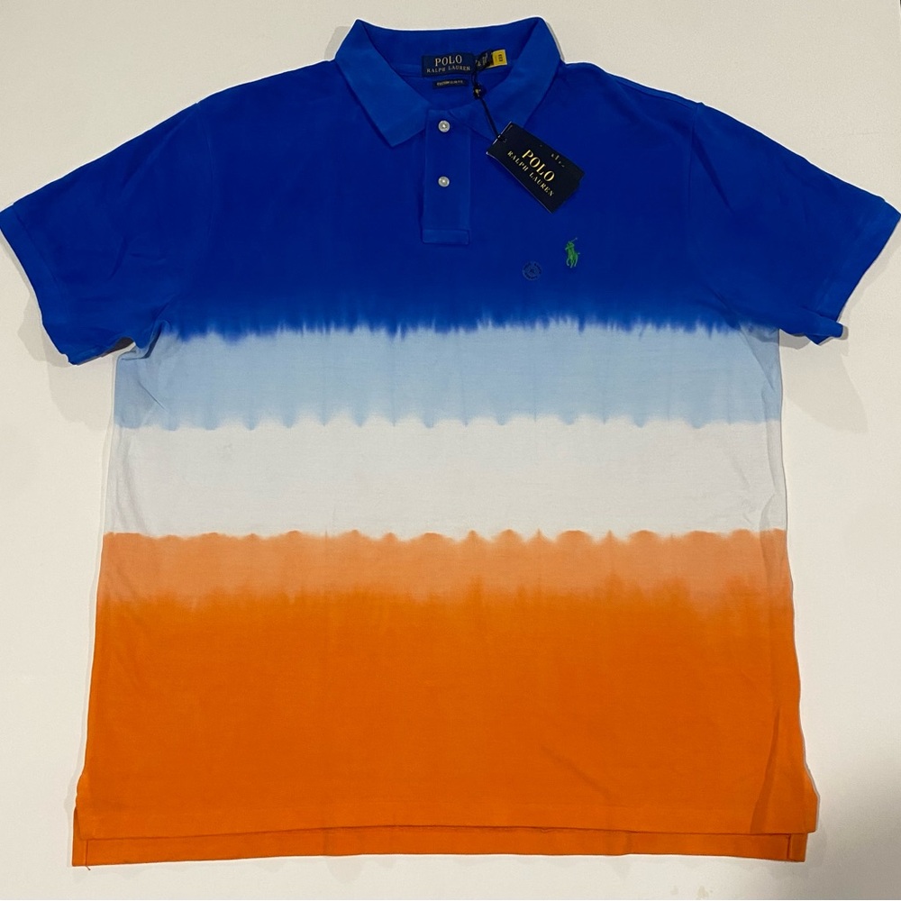 Ralph Lauren Ombre Style Tie Dye Polo Shirt! Classic Fit Cotton
NWT size Xl